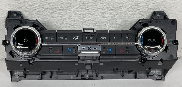 Blemished FITMENT NOTES: Front Dual Zone climate control switch with Auto mode. ONLY for models with Rear Defrost, with Heated and Cooled Seats options. WARNING: May require programming using FORSCAN or similar program for all functions to work. May have other minor imperfections. It may have marks from storage and handling but overall in original working condition. Multiple similar items in stock; item received may not be exactly as pictured but will be as described. Please match part numbers before purchasing.** ### Photos ![