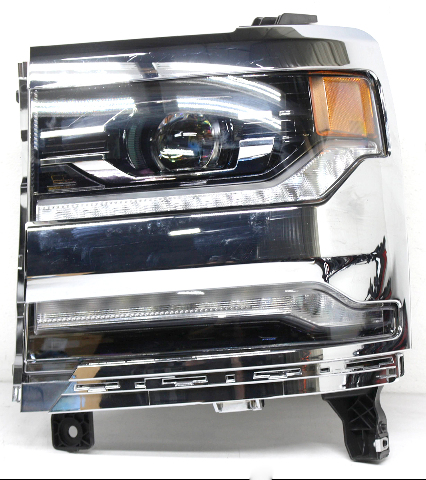 Blemished FITMENT NOTES: Chrome bezel, LED type (Option T4L) with LED accents and turn signal. Lens surface may have marks. May have other minor imperfections. It may have marks from storage and handling but overall in excellent working condition. The color of the part can look different, on different monitors. Multiple similar items in stock; item received may not be exactly as pictured but will be as described. Please match part numbers and double check the color before purchasing.** ### Photos ![