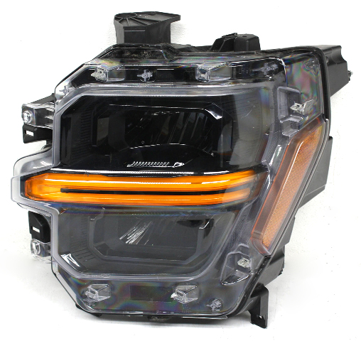 Blemished FITMENT NOTES: Left (driver) side headlamp, LED type with black inner bezel, w/OUT adaptive option. ONLY for XL, XLT, STX, and Tremor models. WARNING: For proper functionality, system may require dealer level programming after installation. Lens surface may have marks. May have other minor imperfections. It may have marks from storage and handling but overall in excellent working condition. Please match part numbers before purchasing.** ### Photos ![