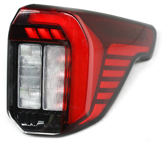 Blemished FITMENT NOTES: Right (passenger) side tail lamp, dark bezel LED type with 6 pin harness. WARNING: For proper functionality, system may require dealer level programming after installation. Lens surface may have marks. May have other minor imperfections. It may have marks from storage and handling but overall in excellent working condition. Multiple similar items in stock; item received may not be exactly as pictured but will be as described. Please match part numbers before purchasing.** ### Photos ![