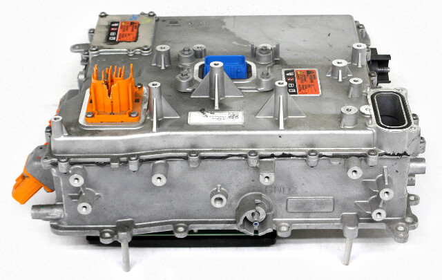 Blemished Will need to be swapped or repaired. Sold as pictured. FITMENT NOTES: EV system power distribution module and inverter. WARNING: For proper functionality, system may require dealer level programming after installation. May have other minor imperfections. It may have marks from storage and handling but overall in excellent working condition. Please match part numbers before purchasing.** ### Photos ![