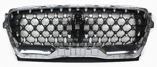 Blemished FITMENT NOTES: Upper grille insert. Bright chrome dot design with black background. ONLY for Black Label models with Front Camera option. NOTE: Camera NOT included unless shown or otherwise specified. May have other minor imperfections. It may have marks from storage and handling but overall in excellent working condition. Please match part numbers before purchasing.** ### Photos ![