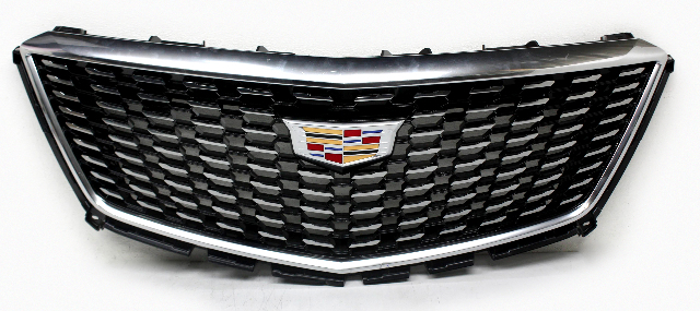 Blemished FITMENT NOTES: Upper grille insert. ONLY for Luxury and Premium Luxury models w/OUT surround view option. NOTE: Part is painted, but has scratches and may need to be refinished or repainted at the buyers discretion. May have other minor imperfections. It may have marks from storage and handling but overall in excellent working condition. Please match part numbers before purchasing.** ### Photos ![
