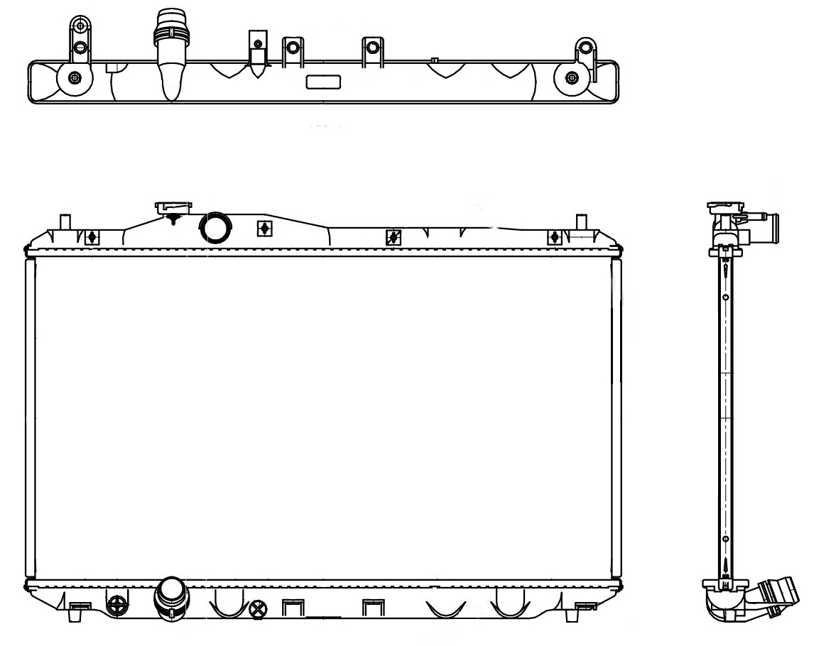 Aluminum Radiator  Direct Fit