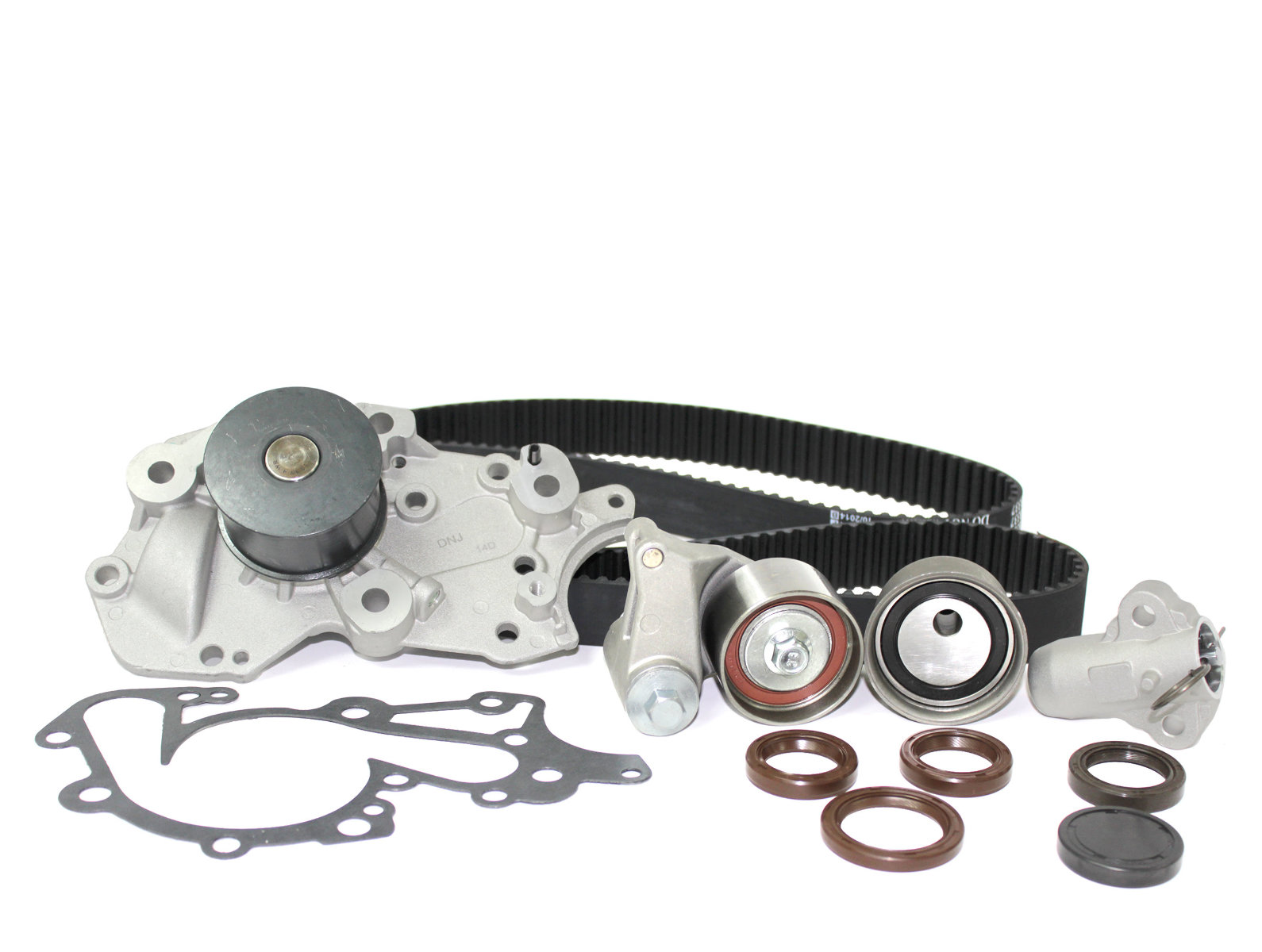 Compatible with 2001-2006 Hyundai Santa Fe 2.7L V6 DOHC Timing Belt Kit and Water Pump Compatible with 2001-2006 Hyundai Santa Fe 2.7L V6 DOHC Timing Belt Kit and Water Pump