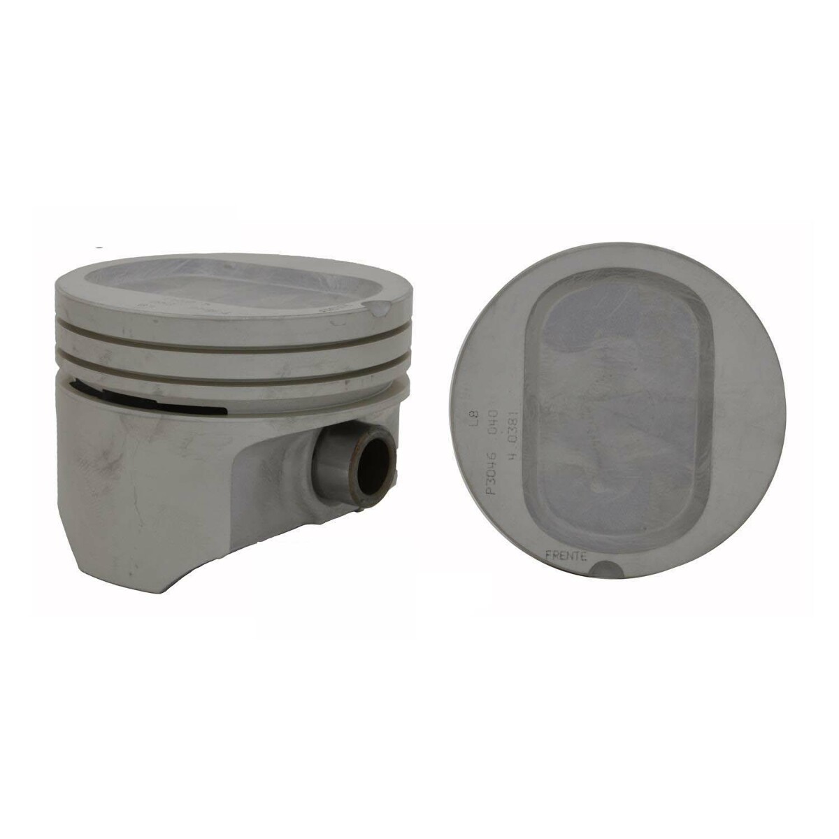 EngineTech Piston Set with Rings Pack of 8 .040in 1.00mm Oversize .040in 1.00mm Oversize  Direct Fit