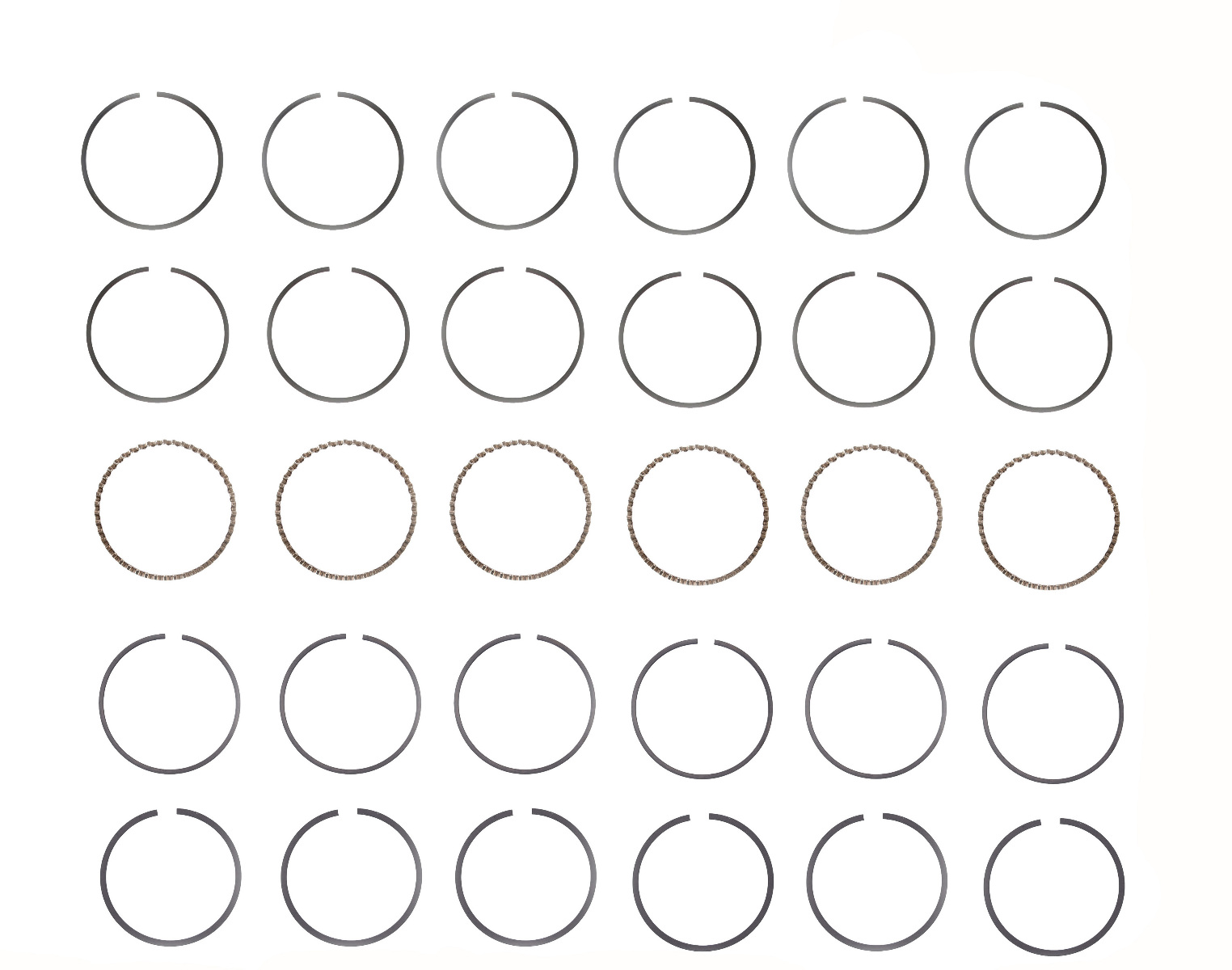 EngineTech Piston Ring Set for 1 Engine .040in 1.00mm Oversize .040in 1.00mm Oversize  Direct Fit