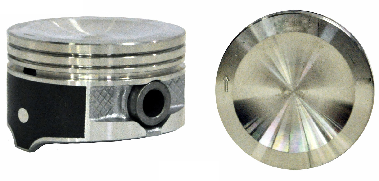 EngineTech Piston Set Pack of 8 .50mm .020in Oversize .50mm .020in Oversize  with Wrist Pins Direct Fit