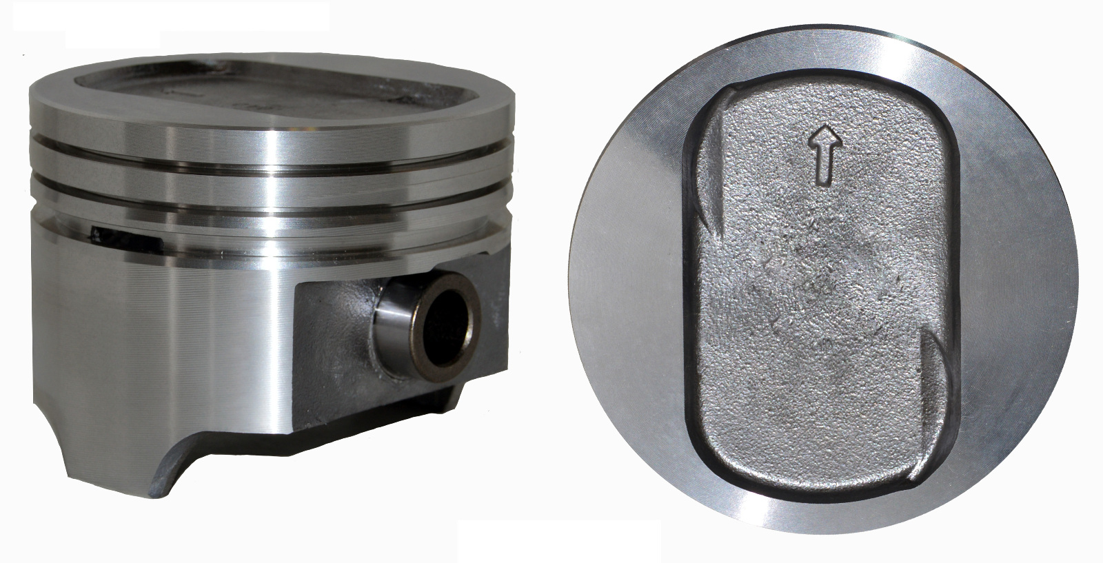 EngineTech Piston Set Pack of 8 .020in .50mm Oversize .020in .50mm Oversize  with Wrist Pins Direct Fit