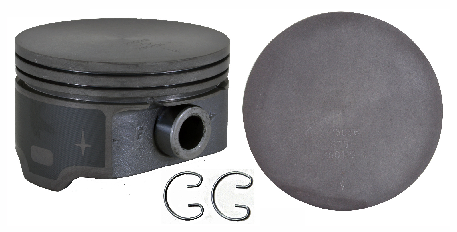 EngineTech Piston Each Standard Size  Standard Size  with Wrist Pin