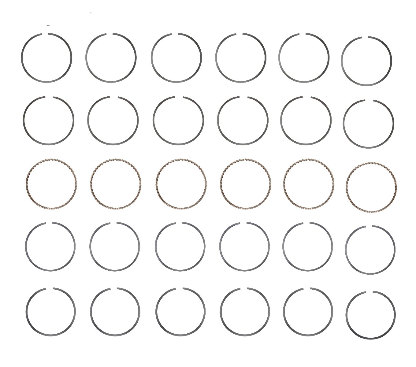 EngineTech Piston Ring Set for 1 Engine .75mm .030in Oversize .75mm .030in Oversize  Direct Fit