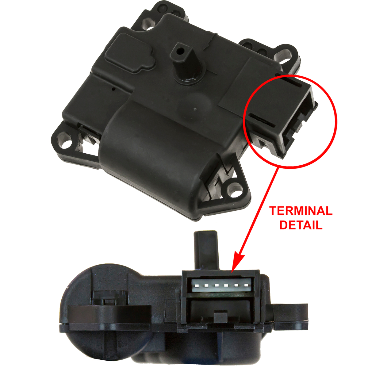 GPD HVAC Recirculation Door Actuator Direct Fit