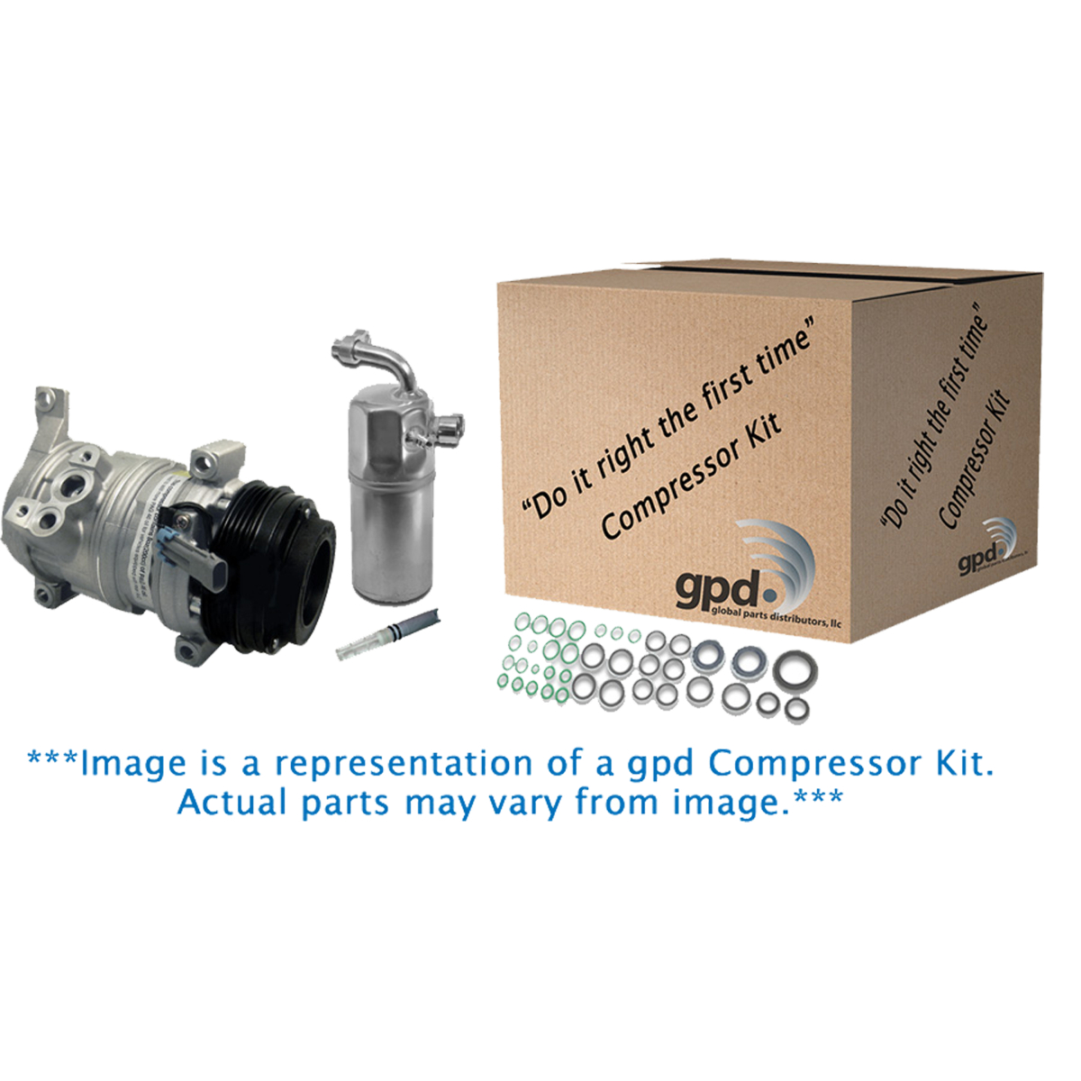 GPD 9648427 A/C Compressor Kit fits 2006-2007 Honda Accord