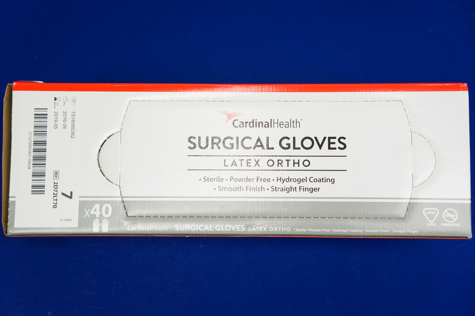 Cardinal Health 2D72LT70 Protexis Latex Ortho Surgical Gloves 7 Pack