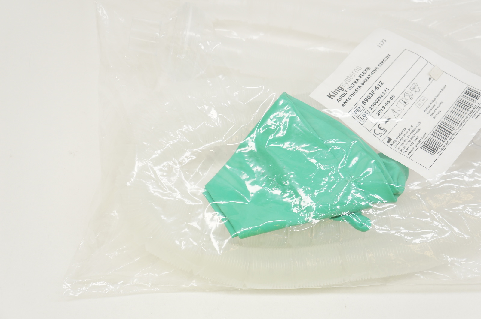 King Systems 8903F-61Z Adult Ultra Flex Anesthesia Breathing Circuit