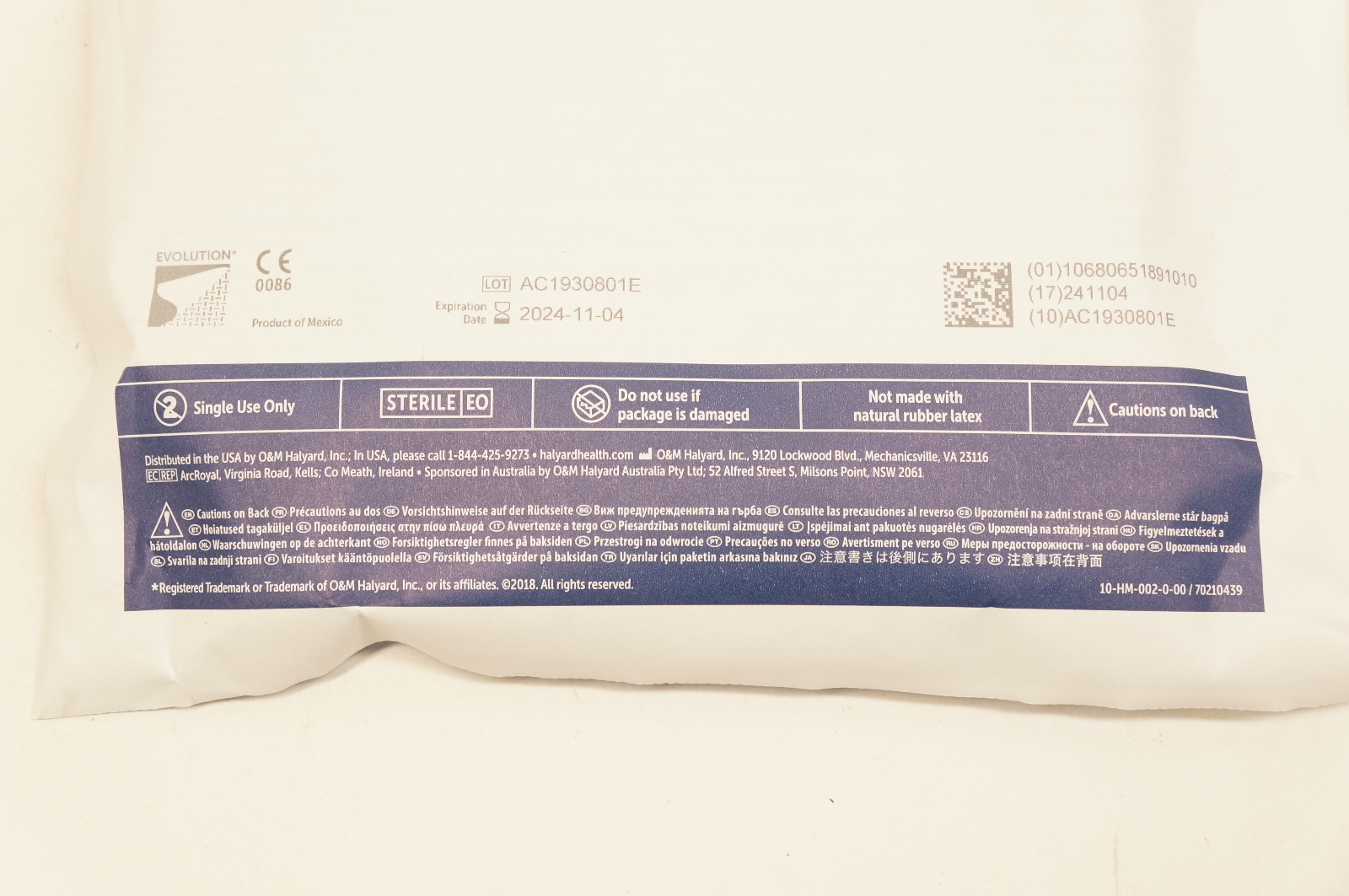 Halyard 89101 Half Drape 60inch x 44inch Box of 54 eBay