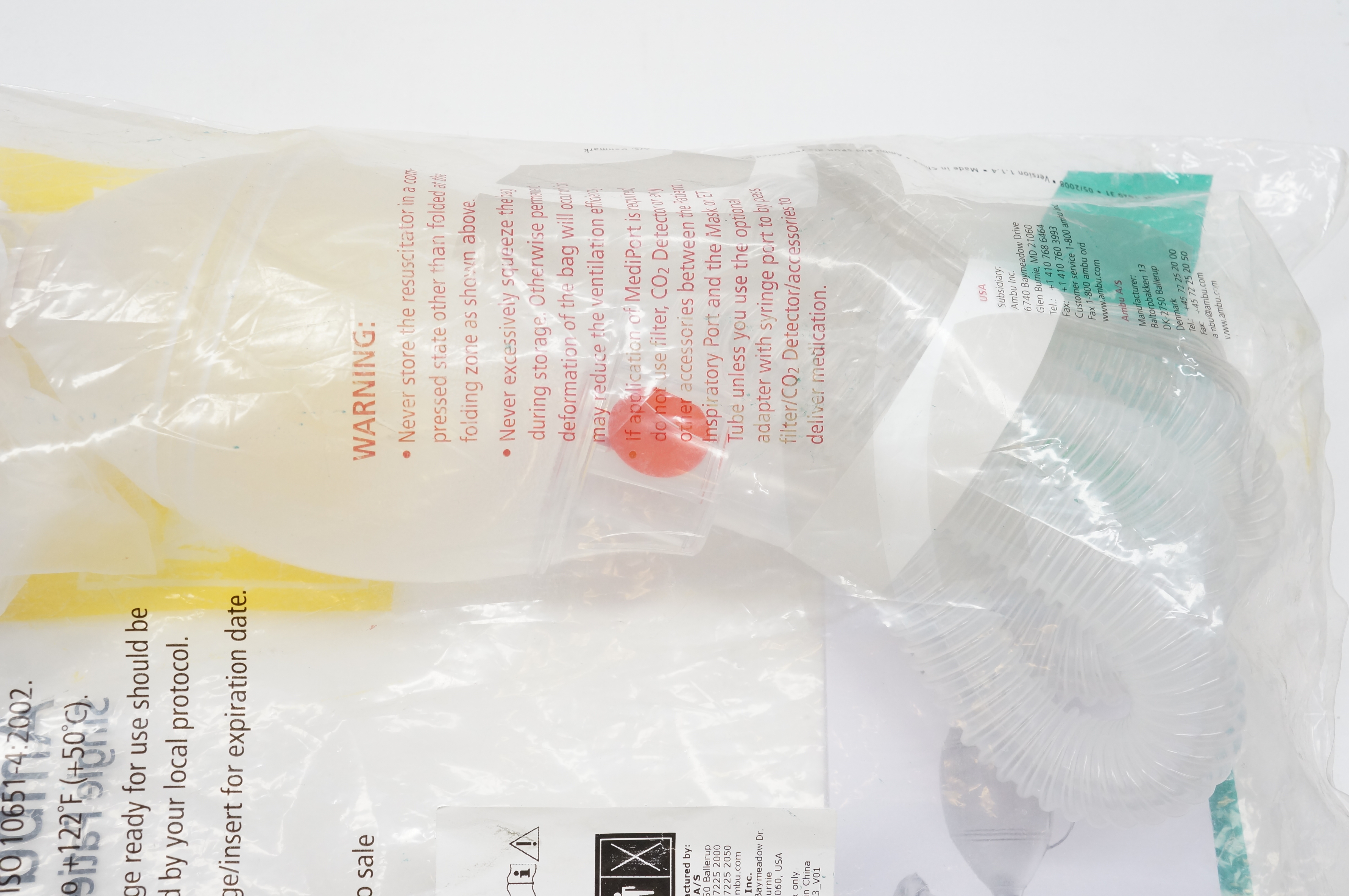 AMBU 531613000 SPUR II Pediatric Resuscitator, Toddler 7ft.