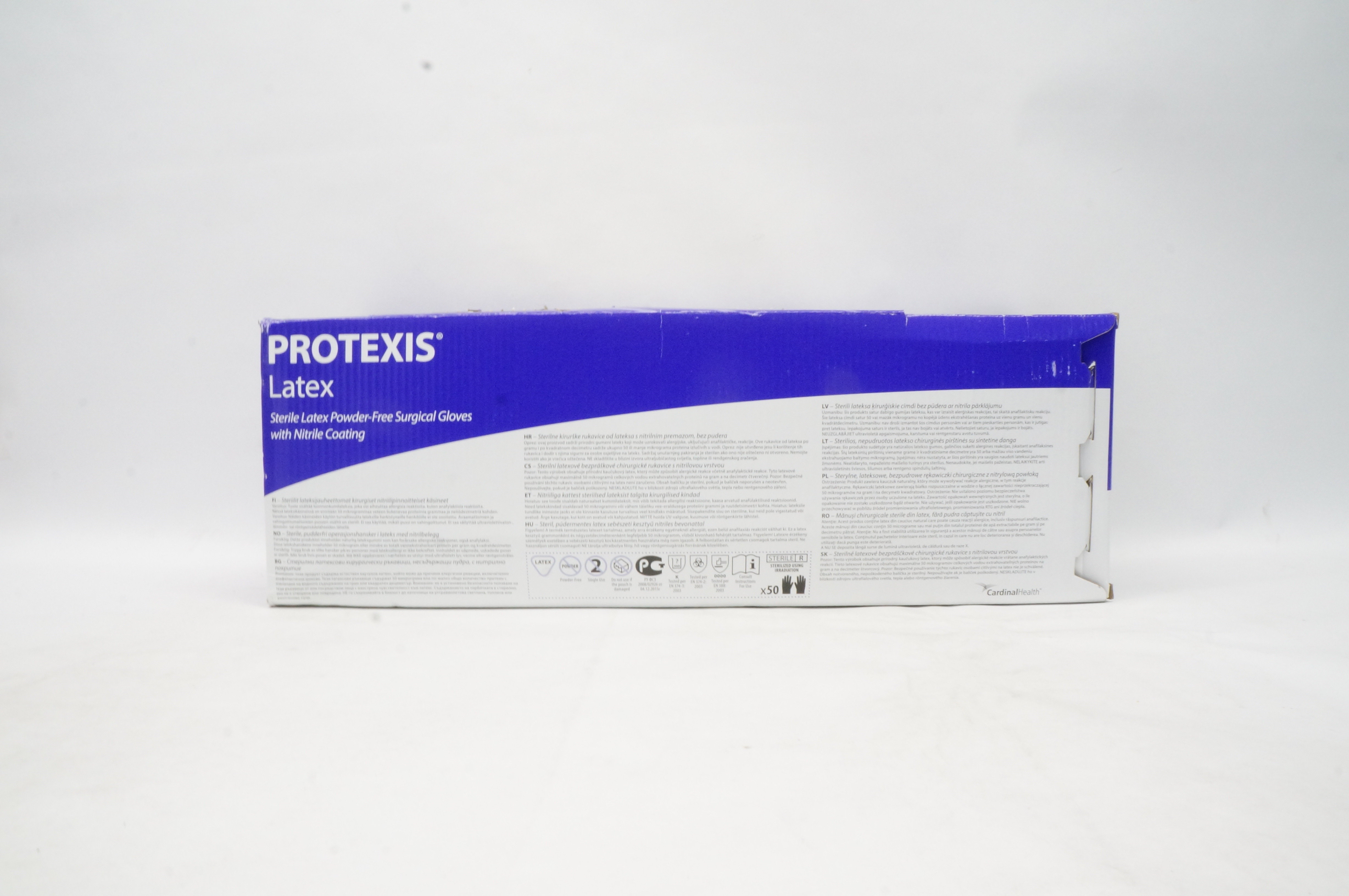 Cardinal Health 2D72NS65X Protexis Latex Surgical Gloves 6-1/2 (x) - Box of 48