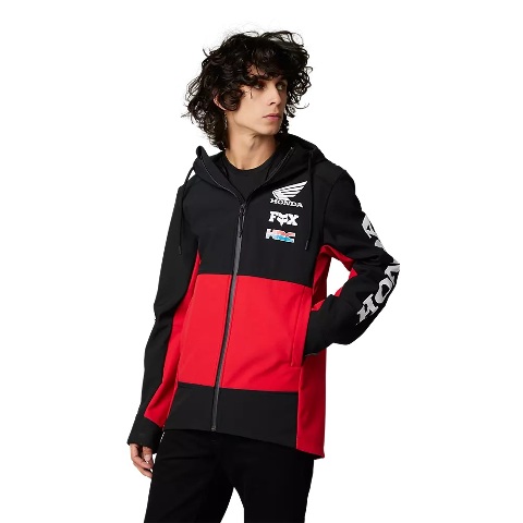 Honda Fox Racing Pit Jacket Flame Red Men's Motocross Racing ATV