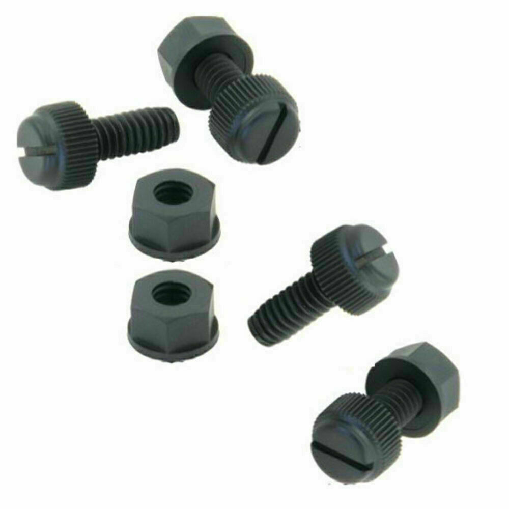 Bolt Nylon License Plate Bolts/Nuts 4-Pack for Motorcycle License Plate Frames