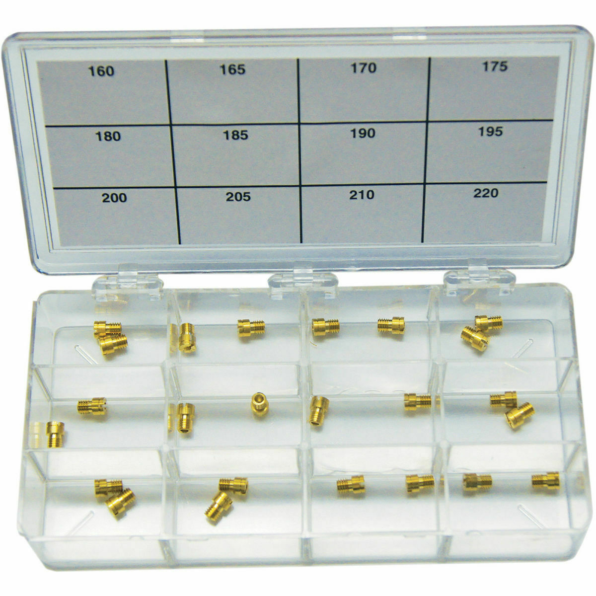 EBC Main Jet Dealer Kit 160 220 Brass Each 1006-0288 HDJK12 KEHIN H/D ASST