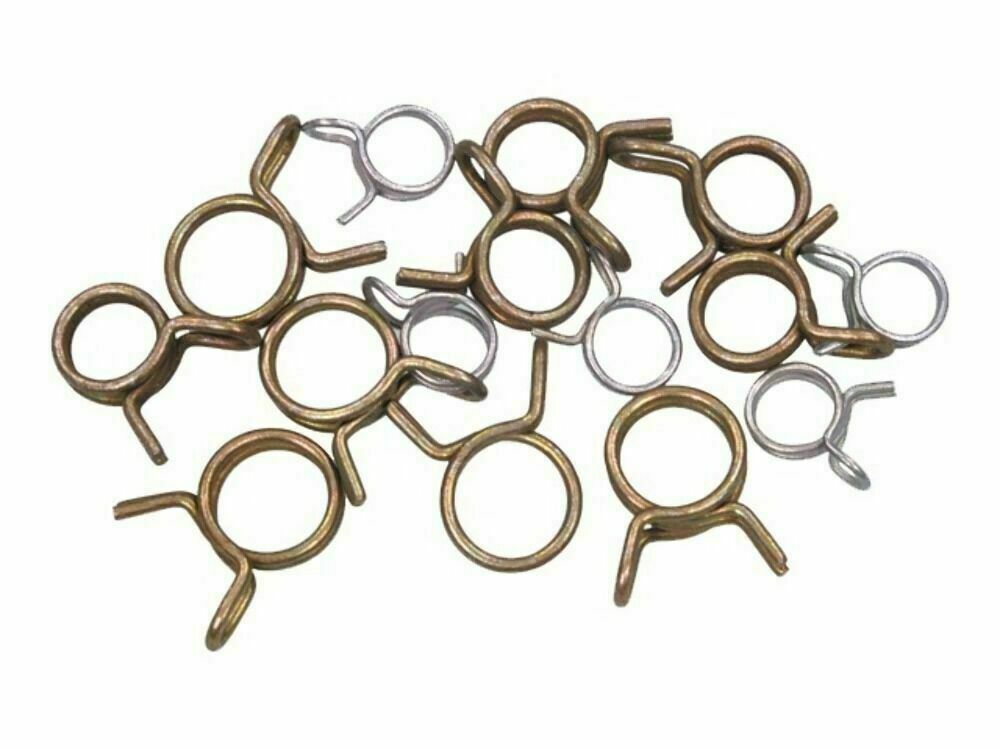HELIX Wire Hose Clamps 15/Pk Self Tensioning Assorted Size 111-1511