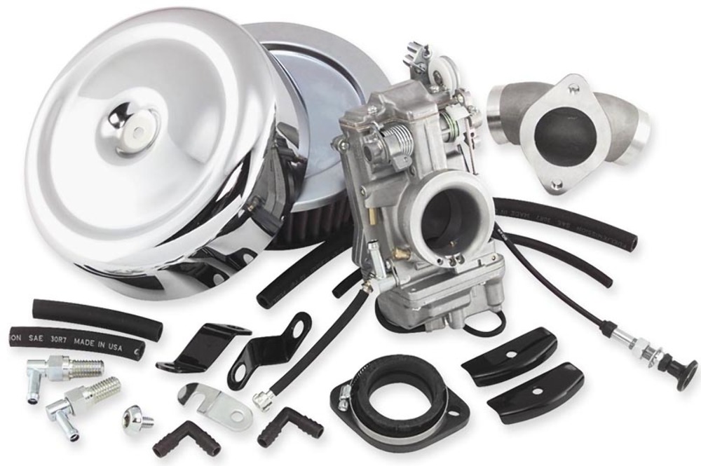 Mikuni HSR42 42mm Smoothbore Carburetor Total Kit for Harley Models 42-8