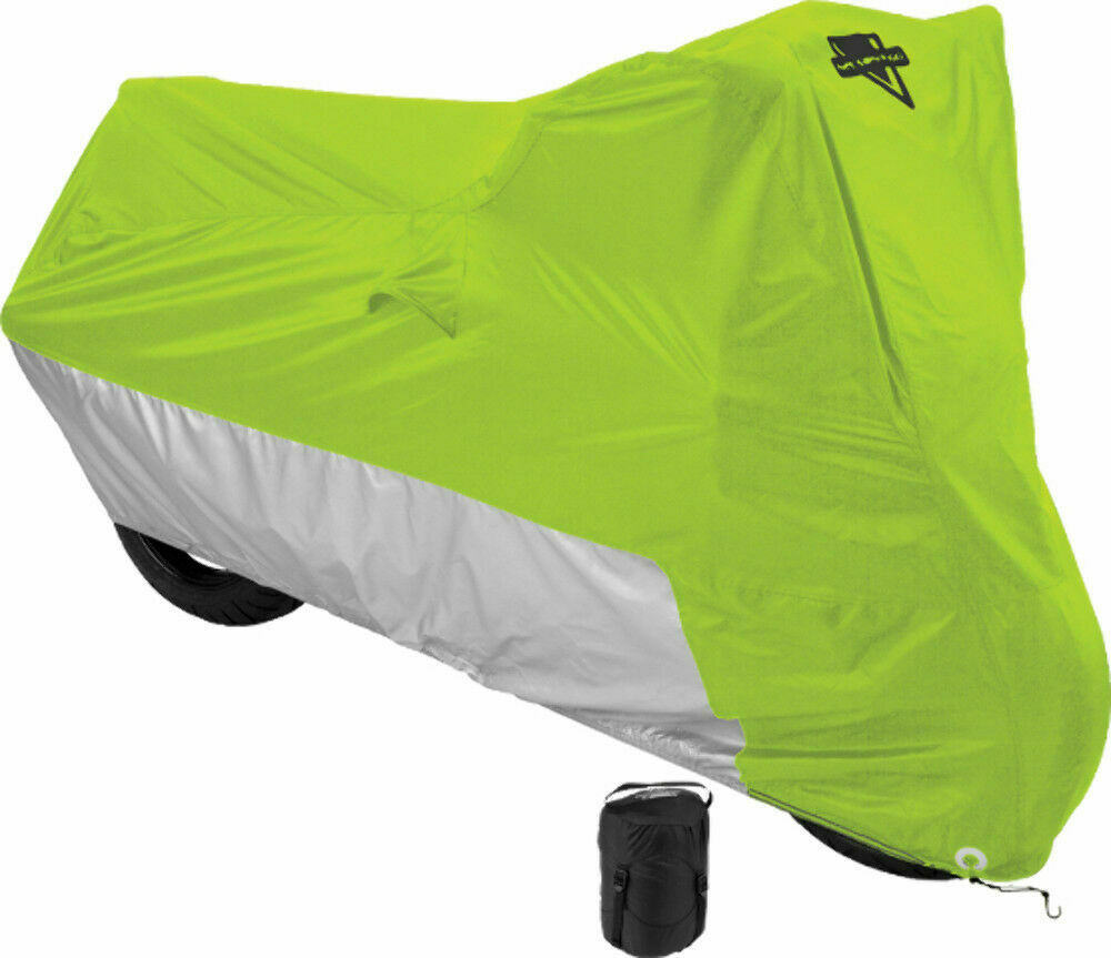 Nelson-Rigg Deluxe All Season Motorcycle  Cover Hi-Vis Yellow Large  MC-905-03-L 270-2025-WPS