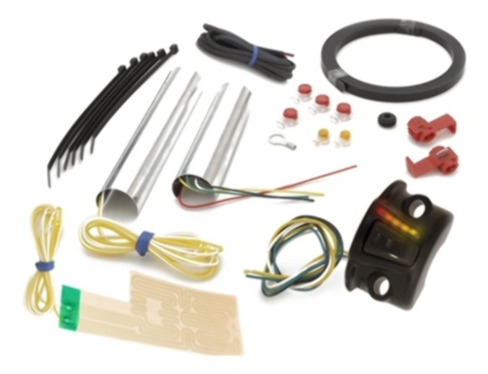 Heat Demon 211056 Left Mount Handlebar Grip Warmer Kit for Metric/Harley