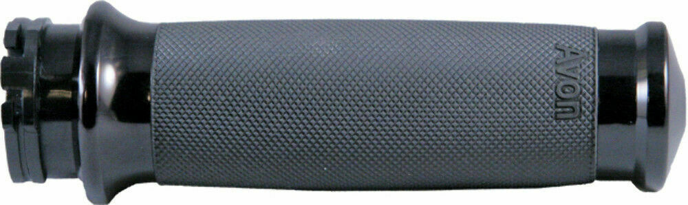 Harley-Davidson Custom Contour Grips W/Cable Throttle Black - Avon CC-86-ANO