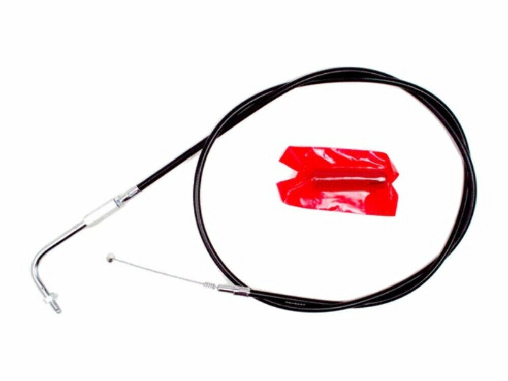 Harley Davidson 87-89 Glide Black Vinyl Idle Cable - Motion Pro 06-0176
