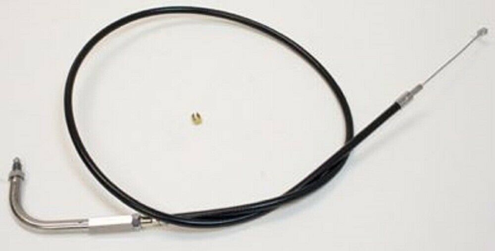 Harley Dyna Softail Black Vinyl +6" Stock Throttle Cable - Motion Pro 06-0268