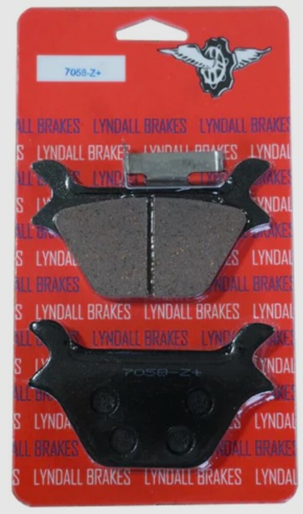 Lyndall Brakes Z+ Rear Brake Pads for Harley-Davidson Models (1987-1999) FXR 815-0001-WPS