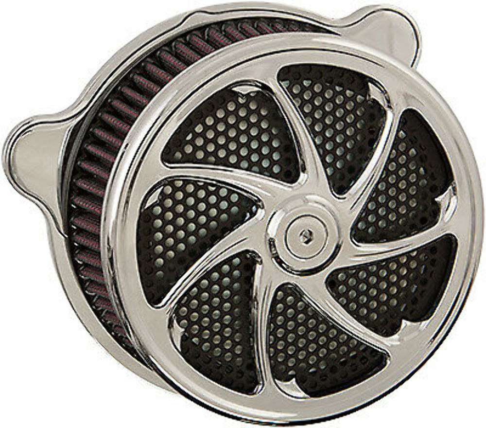 Harddrive Air Cleaner Assembly (Flow Chrome) F2121C-Acbt