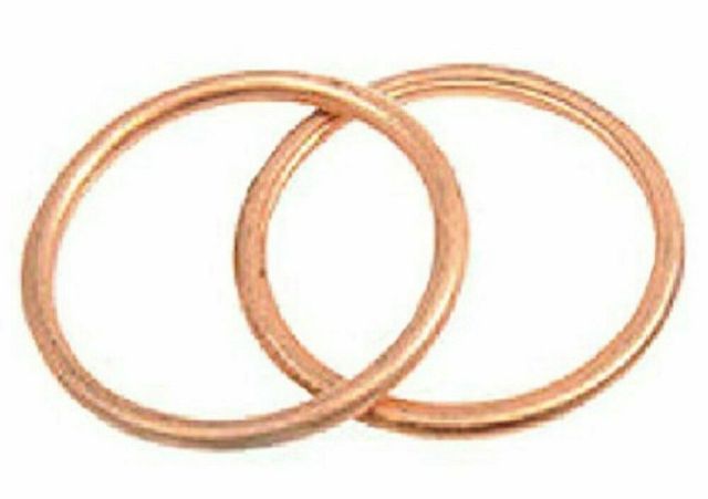 Motorcycle Carbon Crush Muffler Exhaust Gasket 41x35x25mm compatible with Honda Yamaha Kawasaki Suzuki