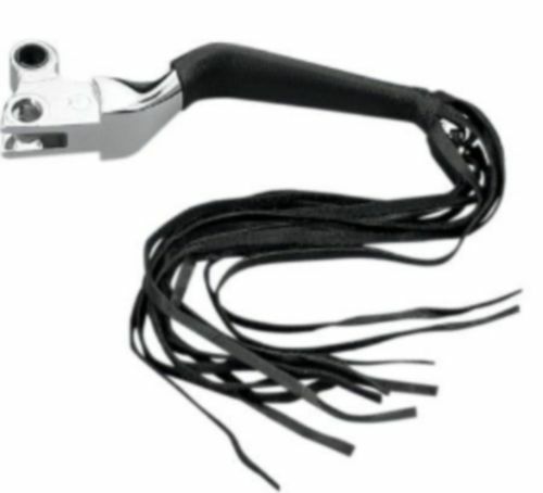 Fringed Leather Lever Covers for 84-95 Harley Davidson Models Drag Specialties