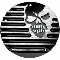 Covingtons Black Diamond Machine Head Derby Cover for 1999-2017 Harley Big Twin