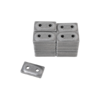 Woody's ADD2-3775-D Snowmobile Double Digger Aluminum Support Plates 500 Pack