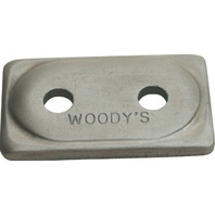 Woodys Snowmobile Double Digger® Aluminum Support Plates 500 Pack - ADD2-3775-D