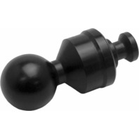 17mm Ball Extension 1" Shaft (25mm) Black - Techmount 4-62012