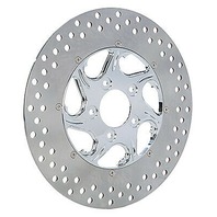 Harddrive 2PC Front Left Flow Disc Chrome F2120CFL118-2P 576-01009-WPS