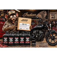 Klotz KH-125 Indian Thunderstroke 6 Quart Synthetic Oil Change Kit 15W-60