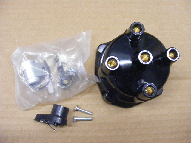 thumbnail interactive-video image 1 of Marine Pro Ignition Distributor Cap For Mercruiser OMC GM 2.5L 3.0L 3.7L 4 Cyl 1 of 6