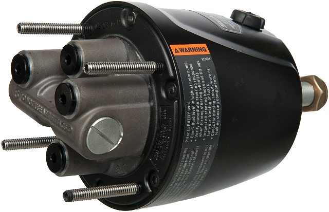 thumbnail image 2 of HH5271-3 Hydraulic Steering Helm Pump – 1.7 Cu In Front Mount Replacement For Seastar Helm, Up To 300HP Engines, 4.9 Lock-to-Lock Turns, Built-in Lock Valve,Compatible With Boat Hydraulic Steering Kit 2 of 9