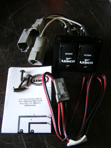 Lenco 10222-211D Carling Double Rocker Switch Kit F Single ... sailboat ac wiring diagram 