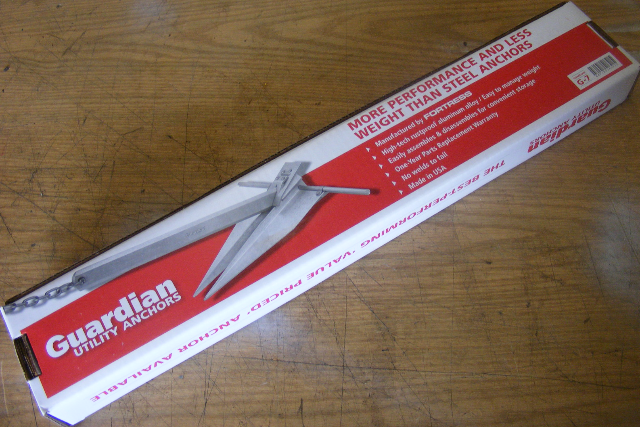 Fortress Guardian G-7 Anchor 4 Lbs For Boats 17/'-22/' G-7