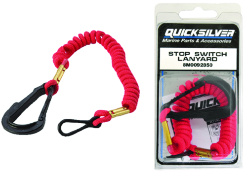 Quicksilver Mercury OEM Kill Cord Safety Lanyard Emergency Stop Switch Lanyard