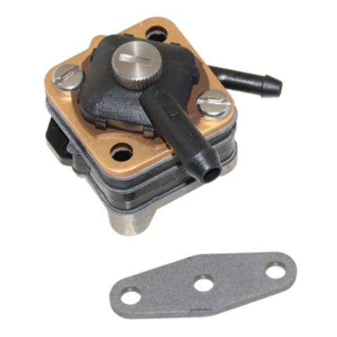 MarinePro Fuel Pump For Johnson Evinrude 6-15hp – 2 Nipple, Replaces 397839, 388681, 391638, 395091