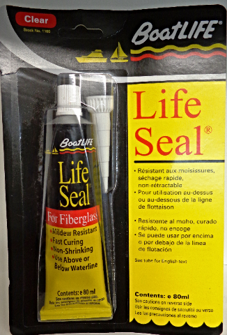 Boatlife Life-Seal Sealant – Clear – 2.8 Oz Tube – Marine Grade – 1160