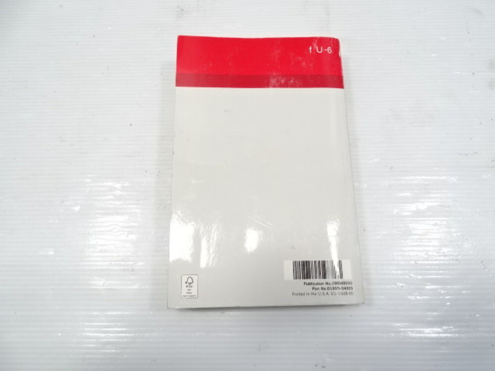 16 Toyota Tacoma Owners Manual 01999 04005 S Auto Parts